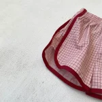 【73-100cm】ショートパンツ ベビー チェック 履きやすい - 画像 (27)