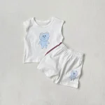 【73-100cm】セットアップ ベビー 熊柄 プリント - 画像 (15)