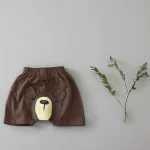 【66-90cm】パンツ or ポロ トップス ベビー 韓国風 ベアーデザイン - 画像 (11)