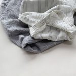 【80-130cm】ワイドパンツ キッズ服 薄手 通気性 ストライプ - 画像 (8)