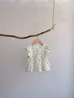 【73-100cm】セットアップ ベビー 肩フリル シンプル - 画像 (17)