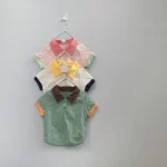 【66-90cm】パンツ or ポロ トップス ベビー 韓国風 ベアーデザイン - 画像 (13)