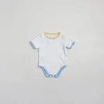 【66-90cm】ロンパース ベビー バイカラー シンプル - 画像 (7)