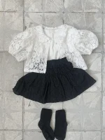 【73-100cm】セットアップ ベビー パフスリーブ スカート - 画像 (14)