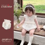 【66-90cm】ロンパース ベビー フランス風 ローズ - 画像 (5)