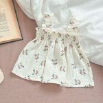 【66-100cm】セットアップ ベビー サスペンダートップス&ショーツセット - 画像 (12)