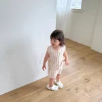 【73-80cm】セットアップ ベビー 韓国風 ストライプ - 画像 (13)