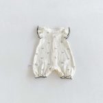 【66-90cm】ロンパース ベビー ドット 蝶結び フリル - 画像 (7)
