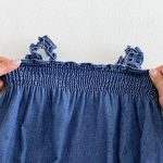 【66-90cm】キャミロンパース ベビー デニム  無地 - 画像 (7)