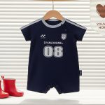 【66-90cm】ロンパース ベビー アメリカンスタイル 英字ロゴ - 画像 (7)