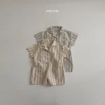 【73-90cm】ロンパース ベビー ストライプ オールインワン - 画像 (6)