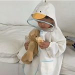 【GOODS】可愛い アヒル 防水 レインコート - 画像 (2)