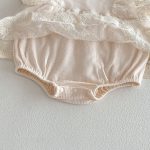 【66-90cm】ロンパース ベビー レース フリル - 画像 (12)