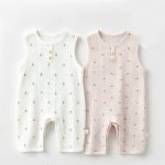 【66-90cm】ロンパース ベビー ナチュラル コットン オールインワン - 画像 (2)