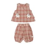 【73-100cm】ベスト&パンツ ベビー オシャレ チェック - 画像 (9)