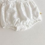 【66-100cm】ロンパース ベビー ホワイト 蝶結び - 画像 (11)