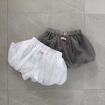 【73-120cm】ショートパンツ フリル ボンボンパンツ シンプル - 画像 (4)