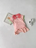 【66-90cm】パンツ or ポロ トップス ベビー 韓国風 ベアーデザイン - 画像 (32)
