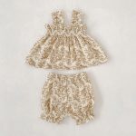 【66-100cm】セットアップ ベビー サスペンダートップス&ショーツセット - 画像 (9)