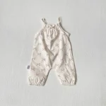 【66-100cm】ロンパース ベビー ハット付き リボン プリント キャミ - 画像 (21)
