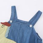 【73-100cm】ペット&シャツ ベビー 恐竜 デニム サロ - 画像 (10)