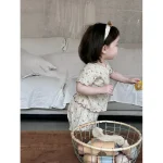 【73-110cm】セットアップ ベビー フリル 小花柄 - 画像 (10)
