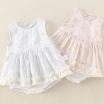【66-90cm】ロンパース 花柄 ノースリーブ 可愛い ベビー服 - 画像 (6)
