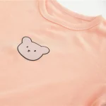 【66-100cm】セットアップ ベビー チェック 熊柄 2点セット - 画像 (17)