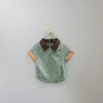 【66-90cm】パンツ or ポロ トップス ベビー 韓国風 ベアーデザイン - 画像 (17)