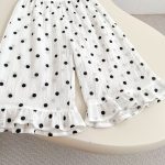 【73-120cm】 セットアップ 女の子 ドットノースリーブ - 画像 (12)