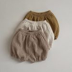 【73-100cm】ショートパンツ ベビー おむつ 対応 モンペ - 画像 (4)