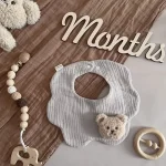 【GOODS】クマ付き 涎掛け カートゥーン かわいい - 画像 (5)