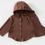 【73-100cm】カーディガン ベビー 可愛い フード付き ドット - 画像 (6)