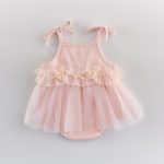 【66-90cm】ロンパース ベビー 可愛い ローズ - 画像 (7)