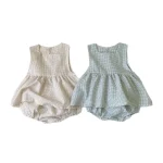 【66-100cm】ロンパース ベビーチェック セットアップ - 画像 (37)