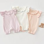 【66-90cm】ロンパース ベビー 可愛い フリル オールインワン - 画像 (2)