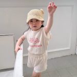 【80-130cm】セットアップ 女の子 レースフリル ノースリーブ - 画像 (4)