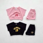 【80-130cm】セットアップ 女の子 ロサンゼルス プリント - 画像 (7)