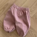 【73-100cm】七分丈パンツ ベビー ストレッチ ウエストゴム - 画像 (5)
