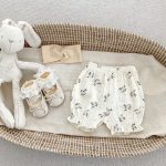 【66-100cm】セットアップ ベビー フラワー柄 クリーム - 画像 (6)