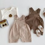 【66-90cm】サロペット ベビー ベーシック 無地 カジュアル - 画像 (17)