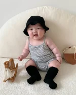 【66-90cm】セットアップ ベビー 韓国風 キャミボーダー - 画像 (24)