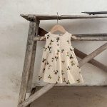 【66-100cm】ワンピース ベビー 小花柄 ノースリーブ - 画像 (10)