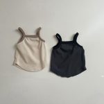【73-100cm】セットアップ ベビー ボーダーキャミソール&ショートパンツ - 画像 (17)