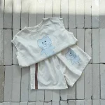 【73-100cm】セットアップ ベビー 熊柄 プリント - 画像 (10)