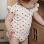 【66-90cm】ロンパース ベビー フレンチスリーブ おしゃれ - 画像 (9)