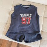 【80-130cm】セットアップ キッズ服 スポーツ ウェアベスト&ショートパン2点セット - 画像 (8)