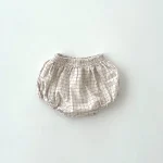 【66-100cm】ボトムス ベビー チェックor熊柄 かわいい - 画像 (4)