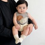 【66-90cm】ロンパース ベビー カラーバリ ノースリーブ - 画像 (7)
