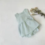 【66-100cm】ロンパース ベビーチェック セットアップ - 画像 (27)
